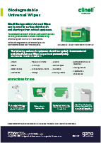 Clinell Biodegradable Universal Wipes