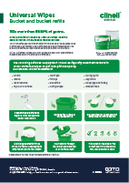 Universal Bucket Refill IFU Poster
